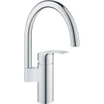 Mitigeur d'�vier bec haut eurosmart noir - grohe sarl