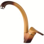 Mitigeur d'vier de cuisine avec bec pivotant  360 couleur terra di francia mamoli rubinetteria 70760000000t ...