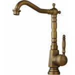 Mitigeur d'�vier de cuisine � une poign�e robinet � cartouche en c�ramique en laiton bec robinet � bec ...