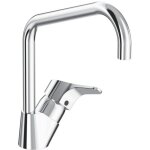 Porcher ? mitigeur de cuisine col de cygne haut orientable ? poign�e m�tal ? cartouche c�ramique 38 mm ...