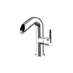 Apic - mitigeur lavabo bec cascade chrom inky c002 - cr awa