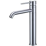 Mitigeur de lavabo haut robinet salle de bain pour lavabo ou vasque robinet lavabo pivotant 360 en acier ...