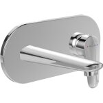 Mitigeur lavabo mural villeroy et boch o. novo start avec vidage push open chrome