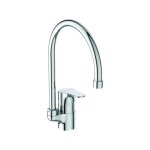 Porcher - mitigeur de lavabo olyos ii col de cygne ch3 - finition : chrom