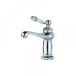 Cyslmuk - mitigeur de lavabo robinet salle bain monocommande mitigeur lavabo dcoration florale en cramique ...