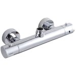 Mitigeur m�canique rond sortie haute douche thermostatique � encastrer?sup�rieur?