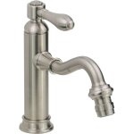 Gattoni rubinetteria - mitigeur monocommande pour bidet modle rtro couleur nickel bross gattoni oxford ...