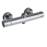 Cyslmuk - mitigeur thermostatique pour colonne, robinet de douche en laiton haut g3 / 4 bsp + bas g1 ...