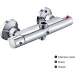 Mitigeur thermostatique de douche 2 sorties haute et basse robinet m�langeur anti - br�lure en laiton ...