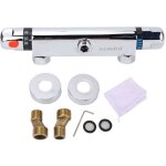 Mitigeur thermostatique douche, mitigeur thermostatique de douche avec bouton s�curis� � 38�c, robinet ...