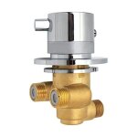 Mitigeur thermostatique mitigeur de douche en laiton mitigeur robinets de vanne sortie � 1 voie m�lange ...