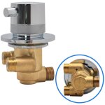 Mitigeur thermostatique mitigeur de douche en laiton mitigeur robinets de vanne sortie � 1 voie m�lange ...
