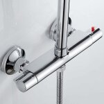 Memkey - mitigeur thermostatique de douche, mural sortie robinet de douche thermostatique, robinet mélangeur ... Memkey - mitigeur thermostatique de douche, mural sortie robinet de douche thermostatique, robinet mélangeur ...