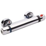 Mitigeur thermostatique pour douche, murale robinet thermostatique de douche avec bouton scuris  38c ...