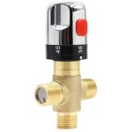 Mitigeur thermostatique robinet salle de bain laiton contr�le pr�cision temp�rature
