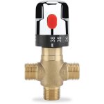 Mitigeur thermostatique, vanne de contr�le de la temp�rature de l'eau en laiton massif g1 / 2, mitigeur ...