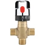 Mitigeur thermostatique vanne mlange rglable laiton tuyau de temprature d'eau rsistant  chaleur ...