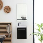 Mob - in - ensemble lave - mains suspendu nevada avec miroir tablette