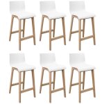 Mob - in - lot de tabourets de bar en ch�ne 65cm tanna