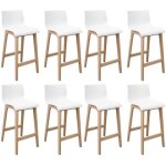 Mob - in - lot de tabourets de bar en ch�ne 65cm tanna