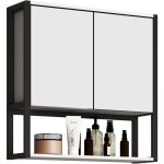 Ebuy24 - mobilier de badge edino h. 60 x l. 60 x p. 17 cm blanc