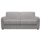 Mobilier deco - olivier - canapé 3 places convertible rapido en velours côtelé gris matelas memory 14 ... Mobilier deco - olivier - canapé 3 places convertible rapido en velours côtelé gris matelas memory 14 ...
