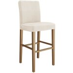 Mobilier1 - chaise de bar racine 103, marron + magic velvet 2250, 105x45x52cm, tapisserie, en bois Mobilier1 - chaise de bar racine 103, marron + magic velvet 2250, 105x45x52cm, tapisserie, en bois