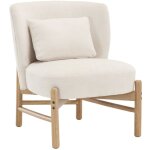 Wahson office chairs - fauteuil relax, fauteuil de salon avec pied bois fauteuil chambre en chenille ...
