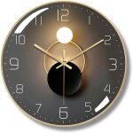 Horloge murale, horloge murale art déco, horloge murale moderne en métal silencieuse et sans tic - tac, ... Horloge murale, horloge murale art déco, horloge murale moderne en métal silencieuse et sans tic - tac, ...