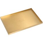 Moderne m�tal or plaque rectangle plateau de rangement cosm�tique bijoux affichage plateau en acier inoxydable ...