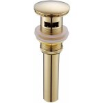 Moderne pop - up rtro bouchon bonde de lavabo vidange clic - clac avec trop - plein en laiton dor universel ...