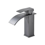 Andyou - moderne robinet lavabo design el�gant, mitigeur lavabo salle de bain en laiton, robinetterie ...