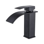 Andyou - moderne robinet lavabo design el�gant, mitigeur lavabo salle de bain en laiton, robinetterie ...