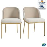 Modfu - lot de 2 chaises - syst�me de couleurs morandi � faible saturation - scandinave - conception ...