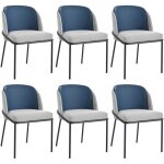 Modfu - lot de 6 chaises - système de couleurs morandi à faible saturation - scandinave - conception ... Modfu - lot de 6 chaises - système de couleurs morandi à faible saturation - scandinave - conception ...