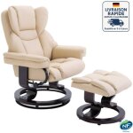 Modfu - fauteuil relax avec repose - pieds, fauteuil tv pivotant avec fonction inclinable, fauteuil de ... Modfu - fauteuil relax avec repose - pieds, fauteuil tv pivotant avec fonction inclinable, fauteuil de ...