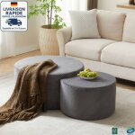 Modfu - table basse gigogne 2 pièces, table d'appoint de salon / chambre, base antidérapante, mousse, ... Modfu - table basse gigogne 2 pièces, table d'appoint de salon / chambre, base antidérapante, mousse, ...