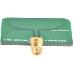Module de carte omnidirectionnelle � bande ultra large d'antenne uwb 3ghz � 6. 5ghz sma femelle