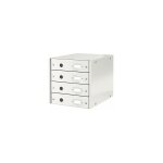 Module de classement leitz click&store wow 4 tiroirs couleur - blanc Module de classement leitz click&store wow 4 tiroirs couleur - blanc