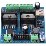 Module de pilote l298n, composant �lectronique de carte de conduite de moteur automatique intelligent ...