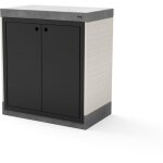 Module stand plan / venit 1 pour barbecue en b�ton pr�fabriqu� (blanc, gris, noir - 78 x 47 x 47 cm) ...