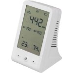 Moniteur co2 thermom�tre hygrom�tre haute pr�cision, d�tecteur co2 de bureau, compteur qualit� d'air ...