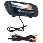 Moniteur de vue arri�re moniteur de r�troviseur 7 pouces �cran lcd moniteur de cam�ra de recul pour cam�ra ...