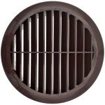 Monmobilierdesign - lot de 1 grille ronde pour pvc et gaine avec moustiquaire Ø125 marron Monmobilierdesign - lot de 1 grille ronde pour pvc et gaine avec moustiquaire Ø125 marron