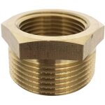 Monmobilierdesign - raccord mamelon rduction mle femelle en laiton  visser  1 / 2' x 3 / 8' - lot ...