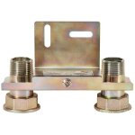 Monoconnecteur pour compteur de gaz g4 / g6 130 mm gz 1 pouce x gz 1 pouce, bloc