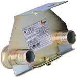 Monoconnecteur pour compteur de gaz g4 / g6 130 mm gz 1 pouce x gz 1 pouce, bloc