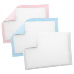 Monsieur bb - lot de 100 alses pour bb jetables, impermables - 40 x 60 cm - blanc