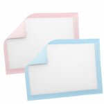 Monsieur bb - lot de 200 alses pour bb jetables, impermables - 40 x 60 cm - bleu