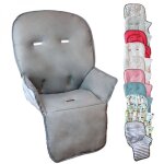 Housse d'assise pour chaise haute bébé enfant gamme ptit - agate monsieur bébé Housse d'assise pour chaise haute bébé enfant gamme ptit - agate monsieur bébé